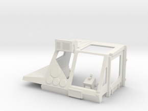 Aliens - Jorden Tractor - Cabin Front in White Natural Versatile Plastic