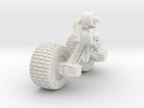 Aliens - Jorden Tractor - Rear Right Wheel in White Natural Versatile Plastic