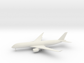 Airbus A350-900 in White Natural Versatile Plastic: 1:350