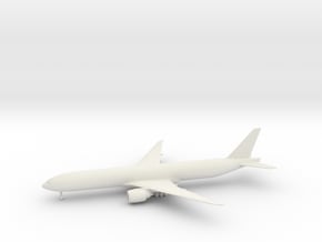 Boeing 777-300ER in White Natural Versatile Plastic: 1:350