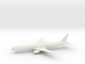 Boeing 777-300ER in White Natural Versatile Plastic: 1:500