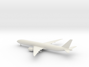 Boeing 777-300ER in White Natural Versatile Plastic: 1:600