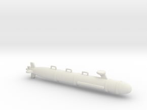 1/32 Scale Remus UUV in White Natural Versatile Plastic