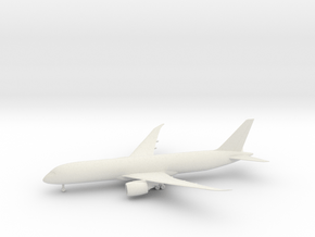 Boeing 787-9 Dreamliner in White Natural Versatile Plastic: 6mm