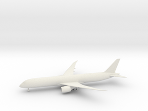 Boeing 787-10 Dreamliner in White Natural Versatile Plastic: 1:350