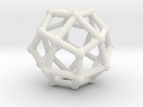 Deltoidal icositetrahedron in White Natural Versatile Plastic