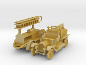 Fire Engines 1910s in Tan Fine Detail Plastic: 1:87 - HO