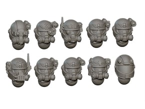 Big head soldier Model 6 helmet in Tan Fine Detail Plastic