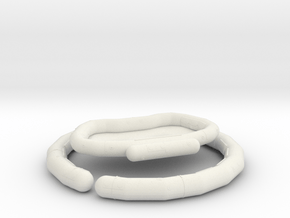 73-74-Raft and Flotation collar in White Natural Versatile Plastic