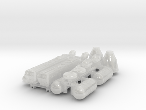 SPACE 1999 1/93 AIRFIX SPINE BOOSTER in Clear Ultra Fine Detail Plastic