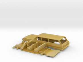 1/87 1963 Chevrolet Impala 4 Station Wagon Kit in Tan Fine Detail Plastic