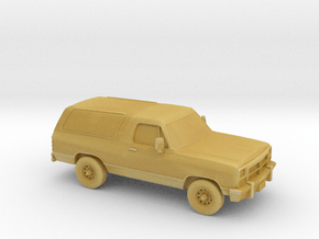 1/64 1991-93 Dodge Ramcharger in Tan Fine Detail Plastic