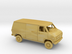 1/160 1971-77 Chevy G Del. Slidi.Side Split Rear  in Tan Fine Detail Plastic