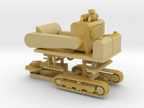 1/87th Carlton Type Tracked Stump Grinder in Tan Fine Detail Plastic