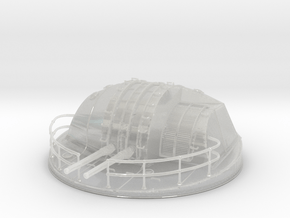 1/100 IJN 12.7 cm/40 (5") twin mounts enclosed in Clear Ultra Fine Detail Plastic