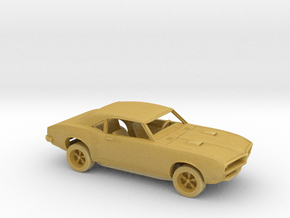 1/72 1967-68 Pontiac Firebird Kit in Tan Fine Detail Plastic
