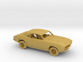 1/87 1967-68 Pontiac Firebird Kit in Tan Fine Detail Plastic