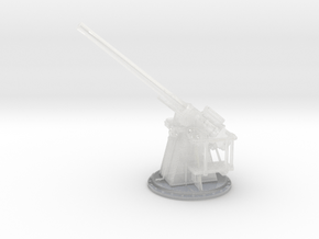 1/72 HMS 12 pdr 3''/45 Cal Gun Elevated in Clear Ultra Fine Detail Plastic