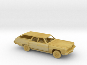 1/87 1973 Chevrolet Impala Station Wagon Kit in Tan Fine Detail Plastic