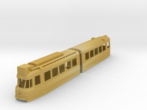 Amsterdamse gelede tram 1G (H0 & N) in Tan Fine Detail Plastic: 1:160 - N