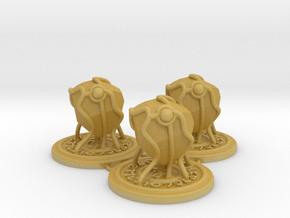 Summoned Stone tokens (3 pcs) in Tan Fine Detail Plastic