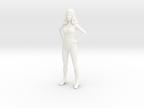 Wonder Girl - Custom in White Processed Versatile Plastic