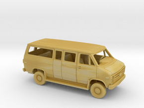 1/160 1979-83 Chevy GVan Ext with Runningboards in Tan Fine Detail Plastic