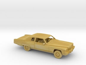 1/160 1974 Cadillac DeVille Coupe Kit in Tan Fine Detail Plastic