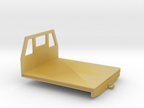 1/50th Utility type flatbed, 7' wide in Tan Fine Detail Plastic