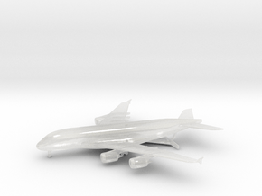 Airbus A380-800 in Clear Ultra Fine Detail Plastic: 1:1250