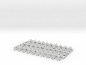 60x Hammerheads - Shoulder Insignia pack in Clear Ultra Fine Detail Plastic