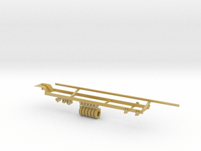 37 Foot Header Trailer in Tan Fine Detail Plastic