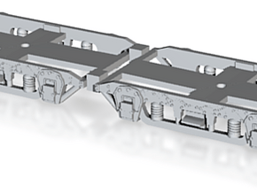 o-148fs-caledonian-pullman-8ft-bogie-1 in Tan Fine Detail Plastic