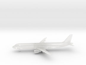 Airbus A321 in Clear Ultra Fine Detail Plastic: 1:600