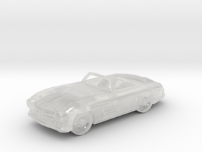 Mercedes 300 SL Convertible  1:87 HO in Clear Ultra Fine Detail Plastic
