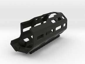 NE UZI short M-lok railed handguard (14cm; 5.51") in Black Smooth Versatile Plastic