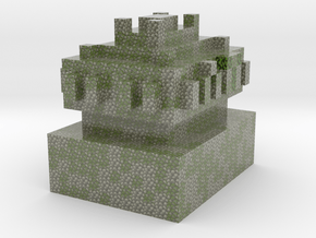 Minecraft Jungle Temple in Glossy Full Color Sandstone