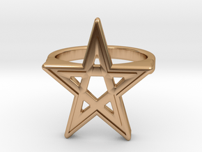 Star Ring in Polished Bronze: 5 / 49