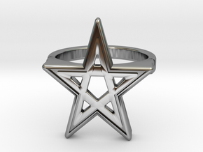 Star Ring in Antique Silver: 5 / 49
