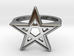 Star Ring in Antique Silver: 10.5 / 62.75