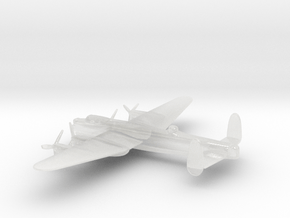 Avro Lancaster (w/o landing gears) in Clear Ultra Fine Detail Plastic: 1:400
