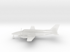 Beechcraft Model 99 Airliner in Clear Ultra Fine Detail Plastic: 6mm