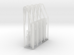 1/35+ M2HB w/ Flash hider (4 set) in Clear Ultra Fine Detail Plastic: 1:30