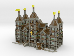 Minecraft Huge Castle Build in Glossy Full Color Sandstone