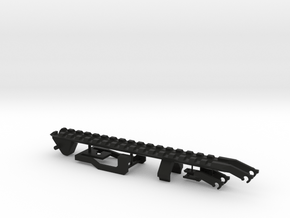 KWC mini uzi QD top rail(FS mount, for FNV handle) in Black Natural Versatile Plastic