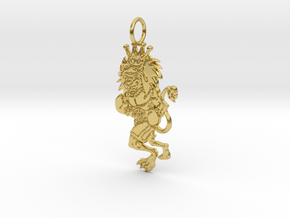 APJ BOXING LION (champion edition) in Polished Brass