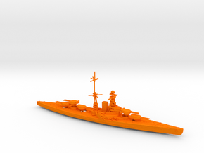 1/1250 A-125 Design (Improved Mutsu) Separ. Turret in Orange Smooth Versatile Plastic