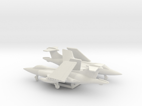 Blackburn Buccaneer S.2 (folded wings) in White Natural Versatile Plastic: 6mm