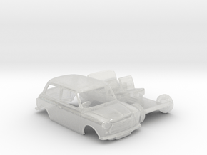 Austin Mini 1/87 HO in Clear Ultra Fine Detail Plastic