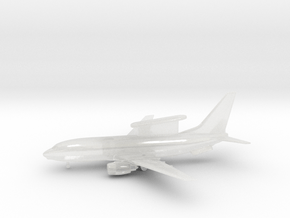Boeing 737 AEW-C E-7 Wedgetail in Clear Ultra Fine Detail Plastic: 1:500